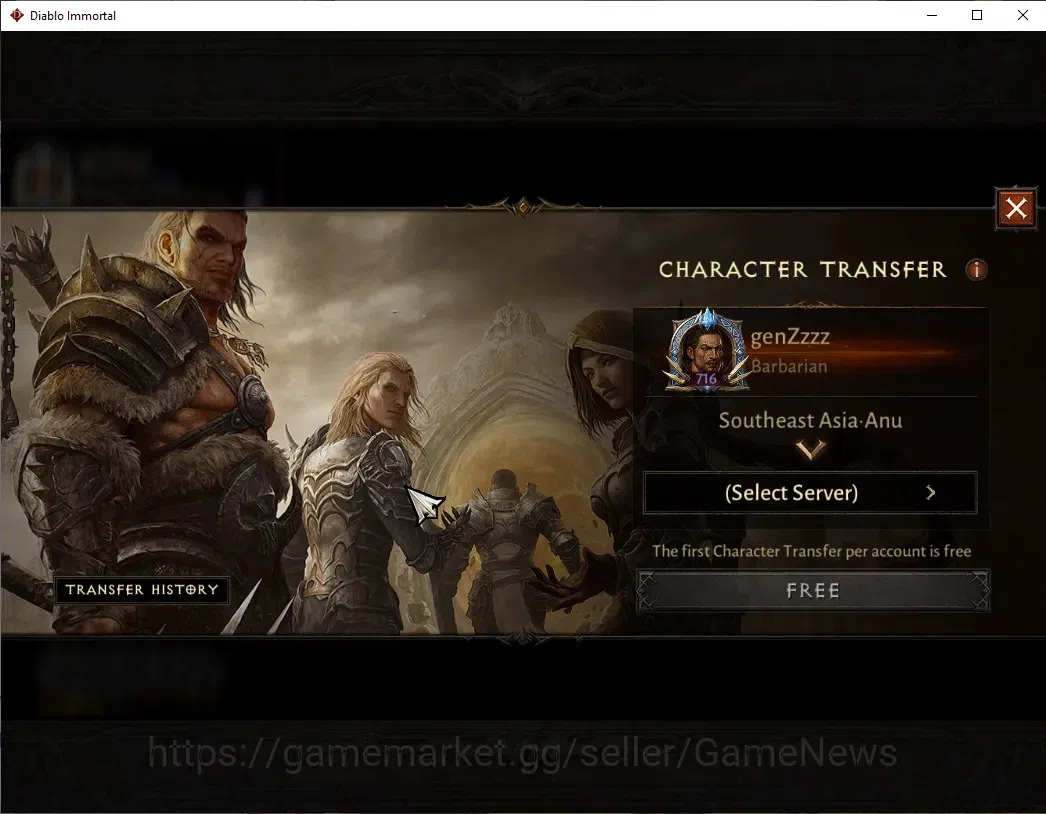 Diablo Immortal Accounts SEA - Anu|CS ON|Lv60(716)|Barbarian|41k CR|Reso 39 image 2