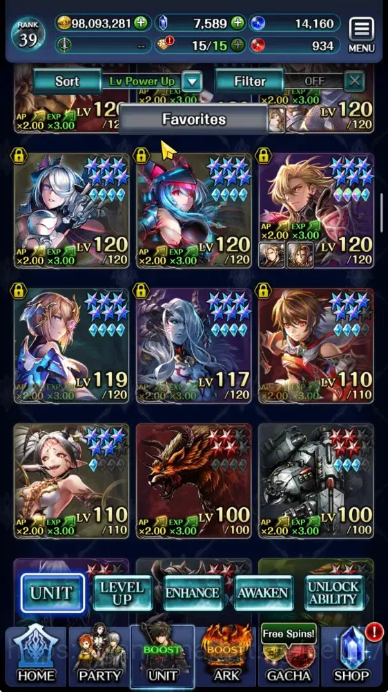 Last Cloudia Accounts GLOBAL|Rank 39|Top Tier Unit (E.Lelouch,Kallen,Suz image 15