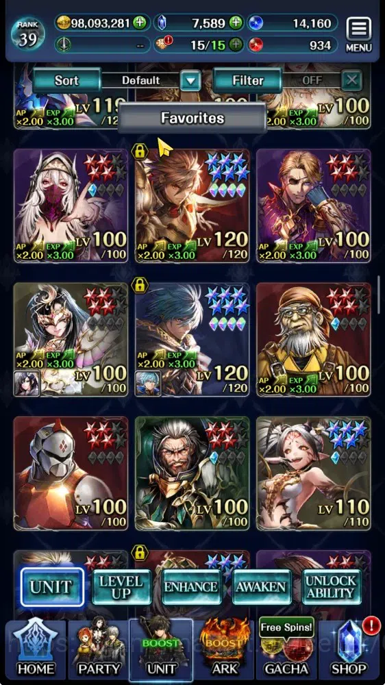 Last Cloudia Accounts GLOBAL|Rank 39|Top Tier Unit (E.Lelouch,Kallen,Suz image 4