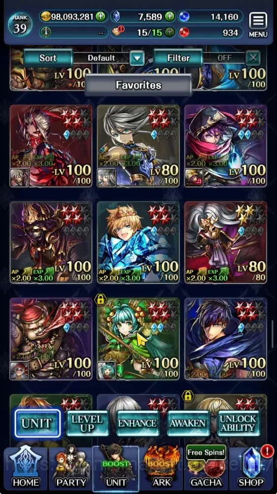 Last Cloudia Accounts GLOBAL|Rank 39|Top Tier Unit (E.Lelouch,Kallen,Suz image 8
