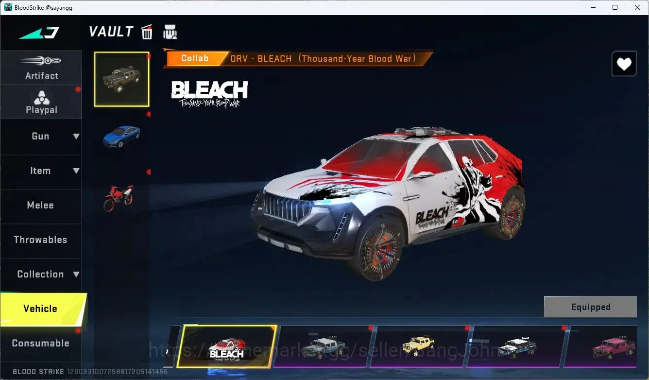 Blood Strike Accounts ASIA | 2 Collab Skins | 3 Limited Skins | 9 Legend image 10