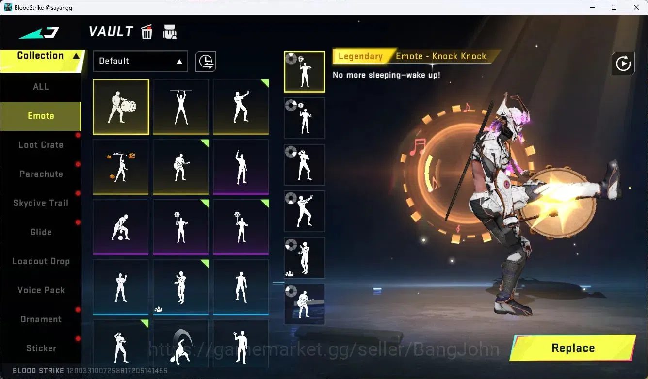 Blood Strike Accounts ASIA | 2 Collab Skins | 3 Limited Skins | 9 Legend image 14