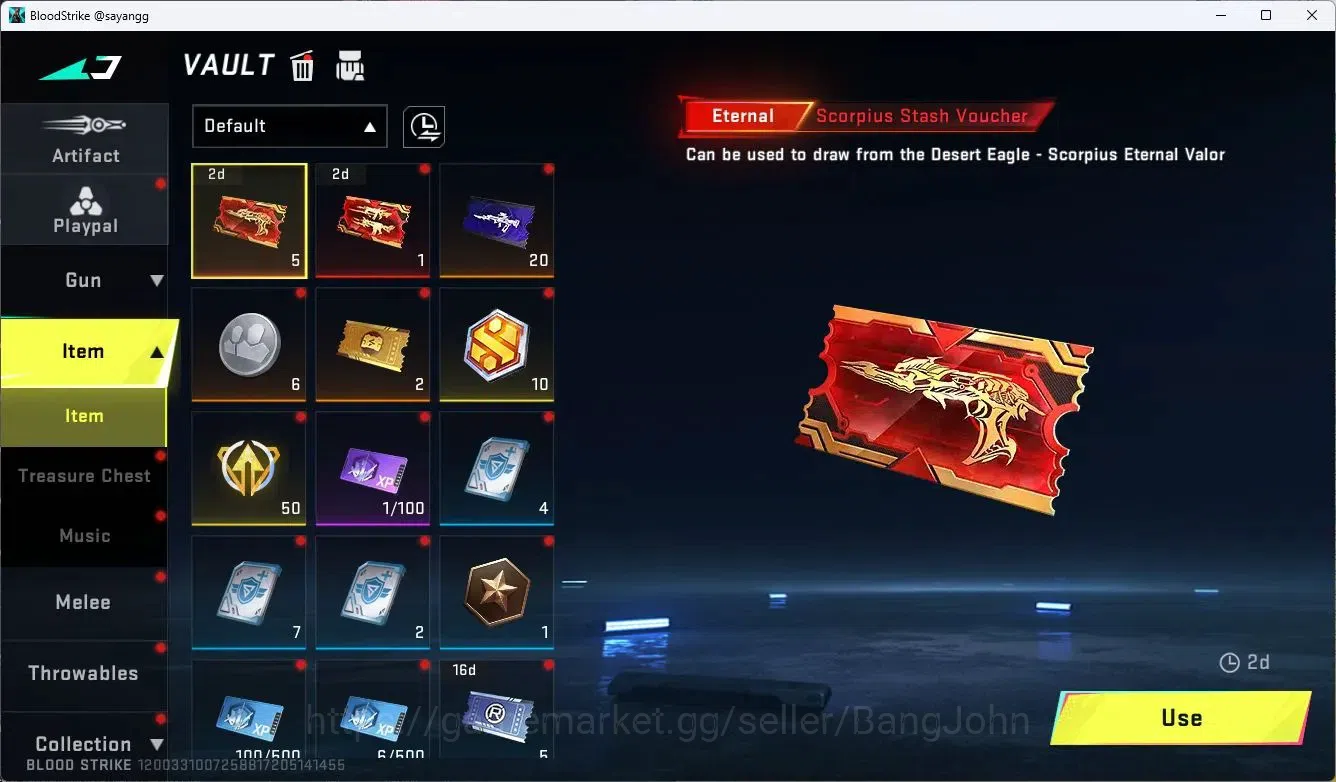 Blood Strike Accounts ASIA | 2 Collab Skins | 3 Limited Skins | 9 Legend image 17