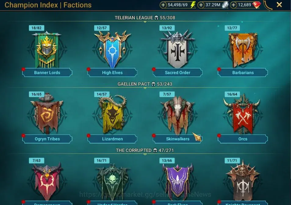 Raid: Shadow Legends Accounts Lv 18|390K Power|16 Legend (Lady of Ireth,Scyl, Ni image 17