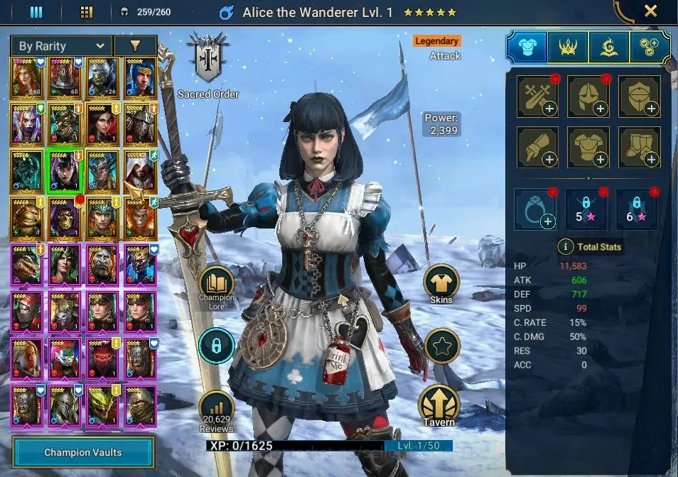Raid: Shadow Legends Accounts Lv 18|390K Power|16 Legend (Lady of Ireth,Scyl, Ni image 4