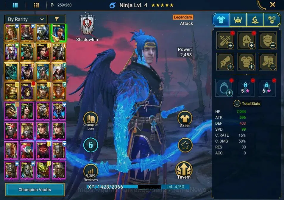 Raid: Shadow Legends Accounts Lv 18|390K Power|16 Legend (Lady of Ireth,Scyl, Ni image 7