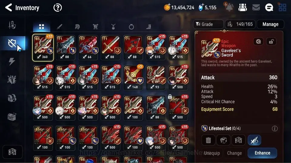 Epic Seven Accounts GLOBAL Unverif|New Era|14 ML(BArunka,LOTScales,NM image 11