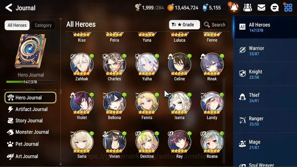 Epic Seven Accounts GLOBAL Unverif|New Era|14 ML(BArunka,LOTScales,NM image 8