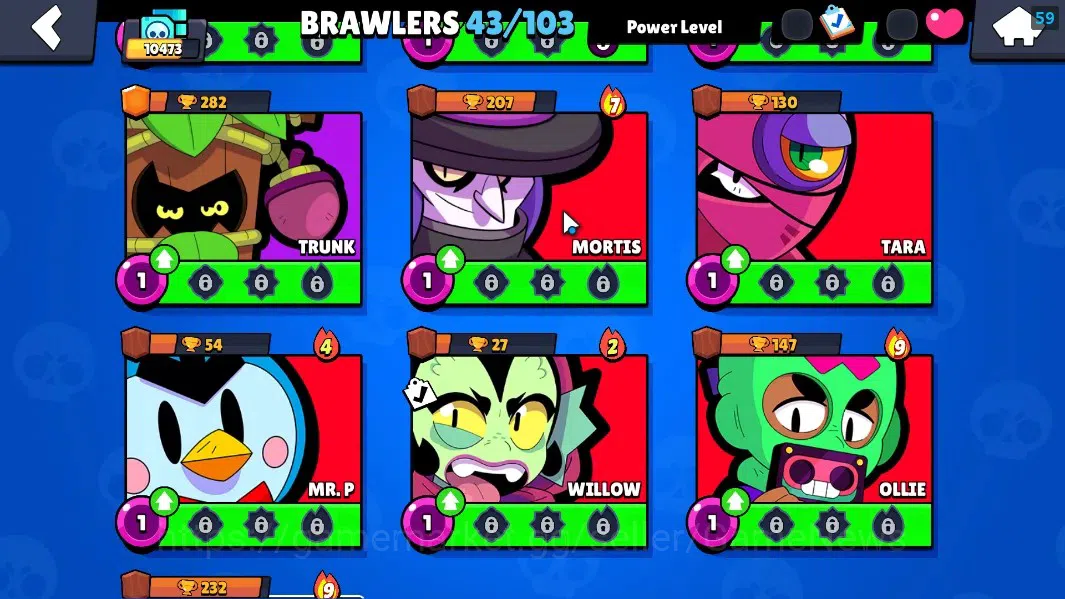 Brawl Stars Accounts 10473 Trophy|43 Brawler 7 Max Lvl|4k Bling|2 Legen image 13