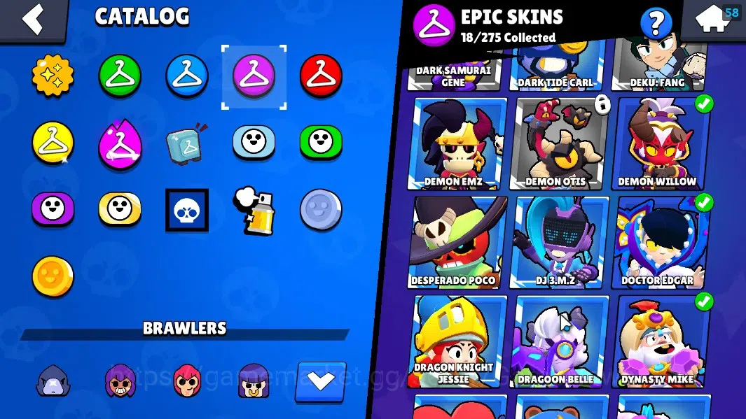 Brawl Stars Accounts 10473 Trophy|43 Brawler 7 Max Lvl|4k Bling|2 Legen image 20