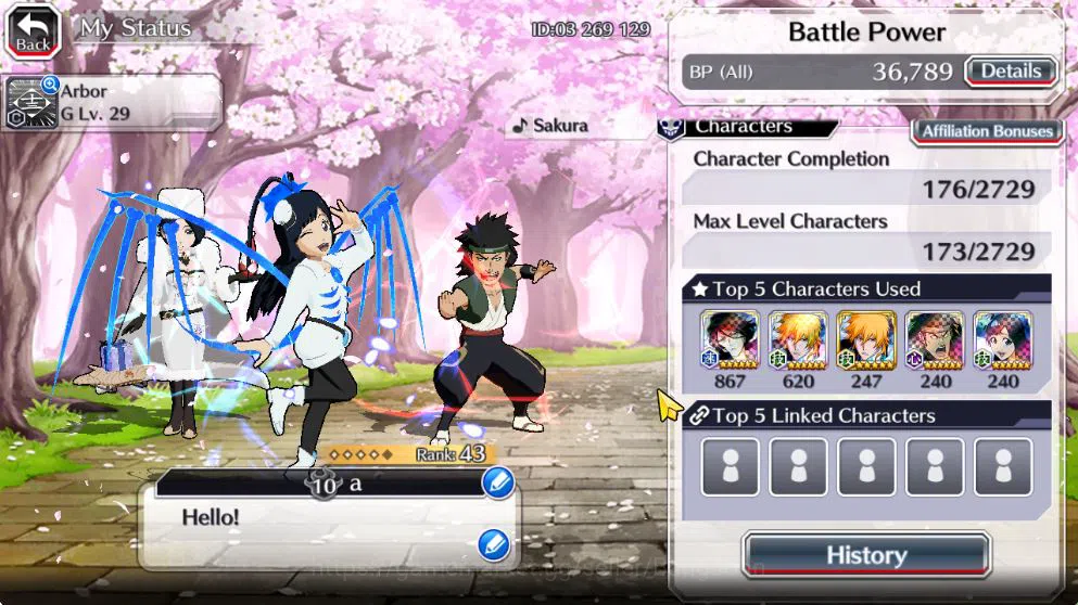 Bleach: Brave Souls Accounts [GLOBAL]6K Orbs+Fresh All Story|Giselle TYBW26,Gan image 13