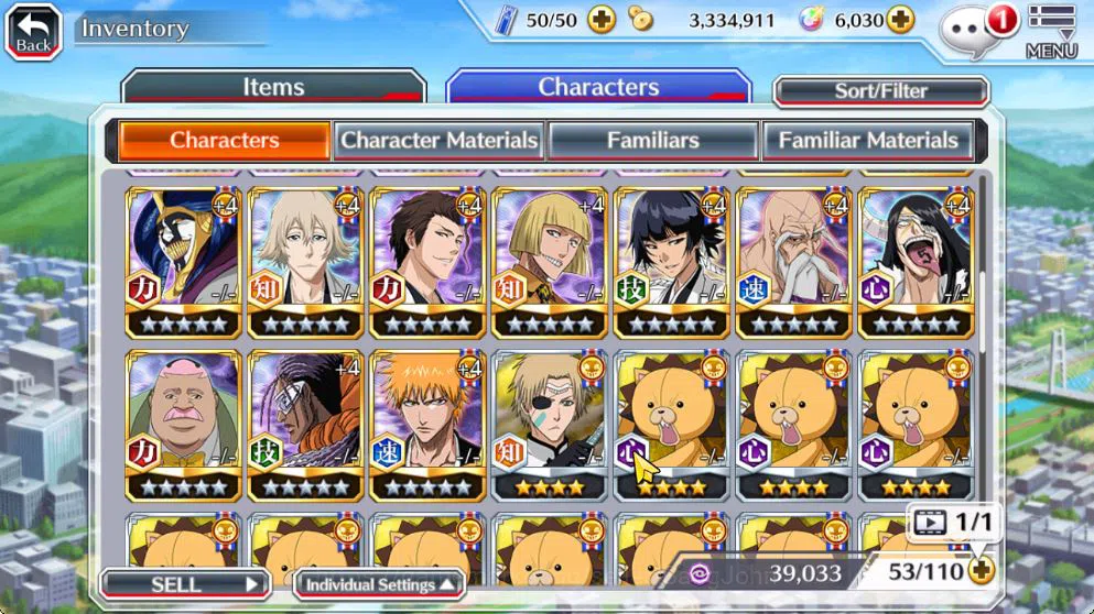 Bleach: Brave Souls Accounts [GLOBAL]6K Orbs+Fresh All Story|Giselle TYBW26,Gan image 8