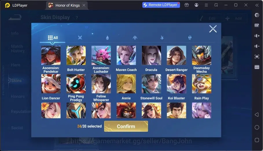 Honor of Kings Accounts Global | 113H 228S |FLAWLESS XiaoQiao,BLESSED Nako image 11