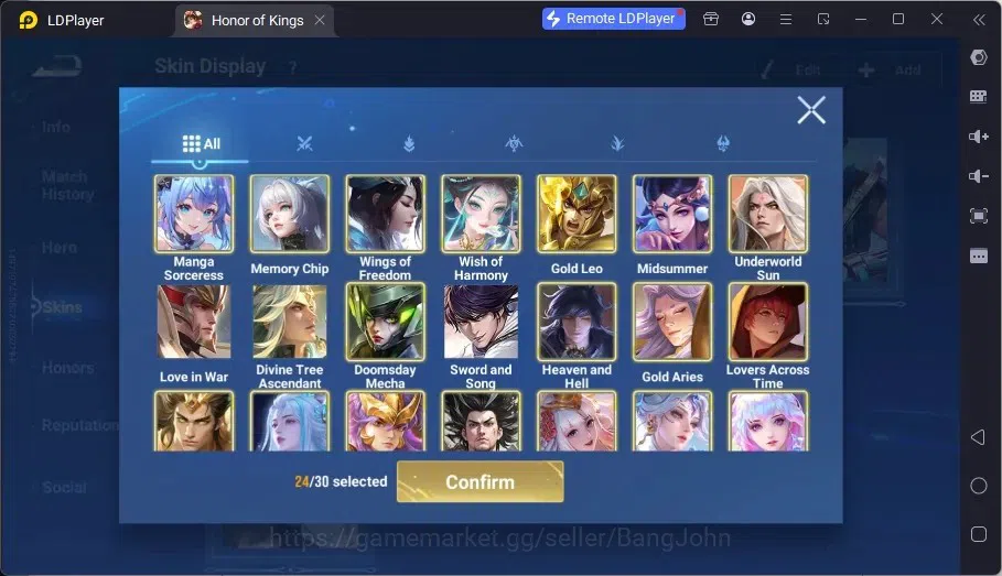 Honor of Kings Accounts Global | 113H 228S |FLAWLESS XiaoQiao,BLESSED Nako image 7
