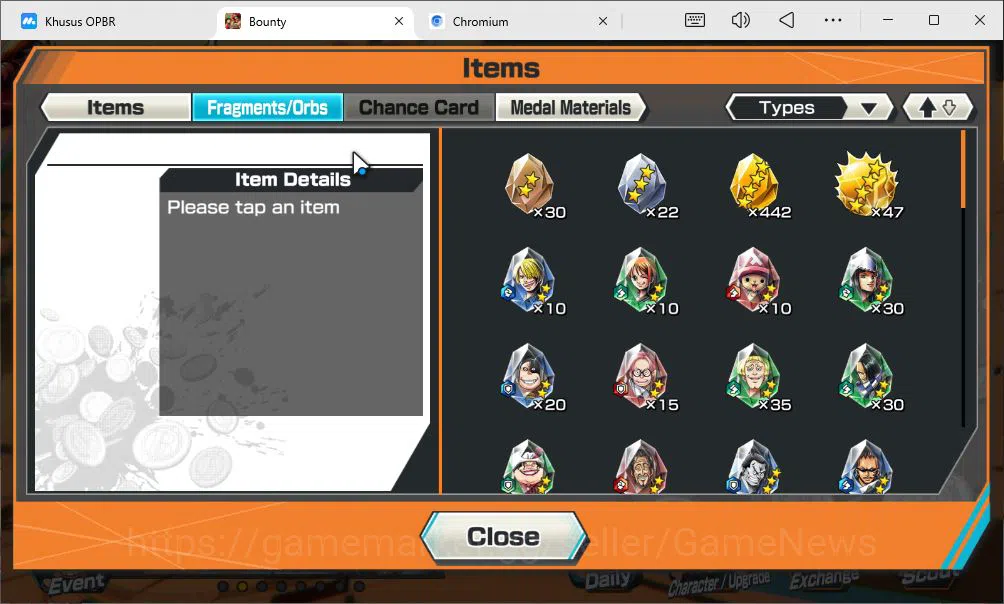 One Piece Bounty Rush Accounts Global|6EX|DD Shanks,WI Law,KS Yamato,LH D.Garp,T5 image 13