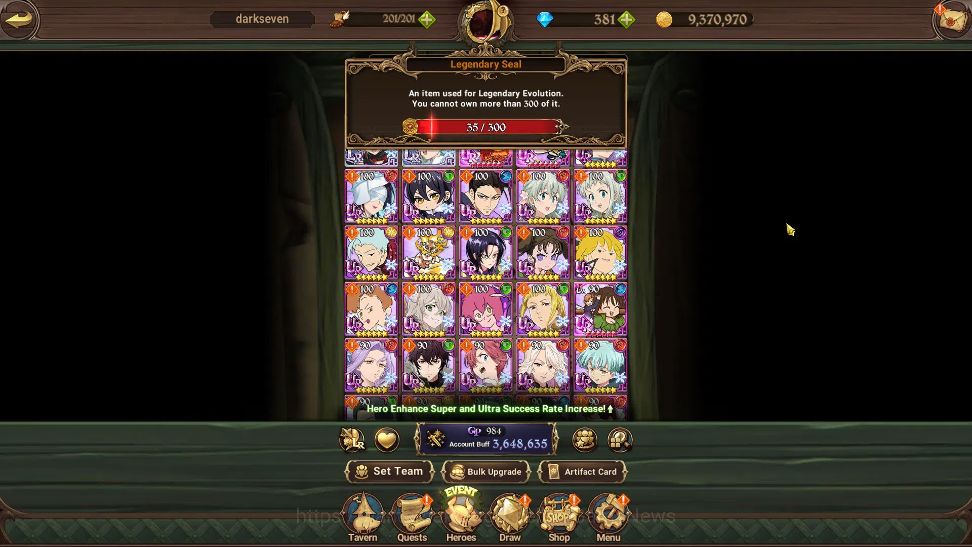The Seven Deadly Sins: Grand Cross Accounts Global|3,6M CC|381 DM|2 LR+8 UR|Madness2/6,Elizabe image 2