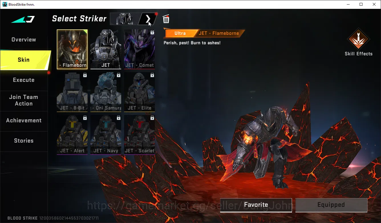 Blood Strike Accounts ASIA | ULTRA JET, ULTRA VOLT, ULTRA ZERO, ultra m4 image 2