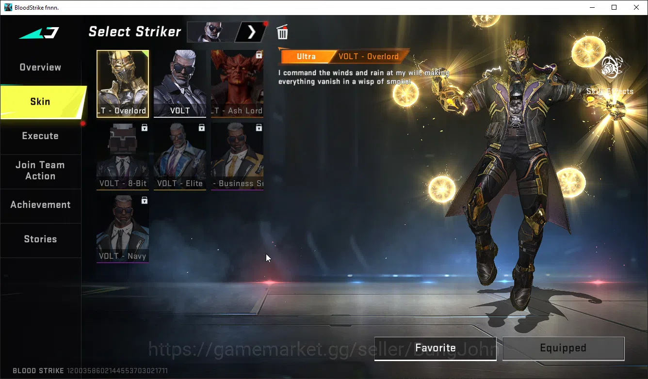 Blood Strike Accounts ASIA | ULTRA JET, ULTRA VOLT, ULTRA ZERO, ultra m4 image 3