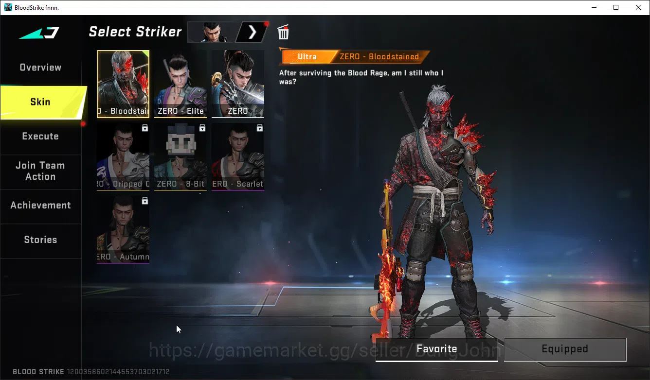 Blood Strike Accounts ASIA | ULTRA JET, ULTRA VOLT, ULTRA ZERO, ultra m4 image 4