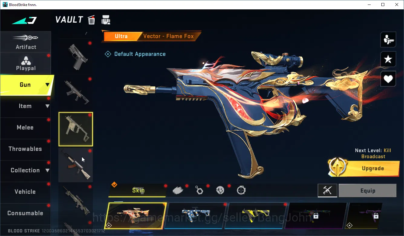 Blood Strike Accounts ASIA | ULTRA JET, ULTRA VOLT, ULTRA ZERO, ultra m4 image 6