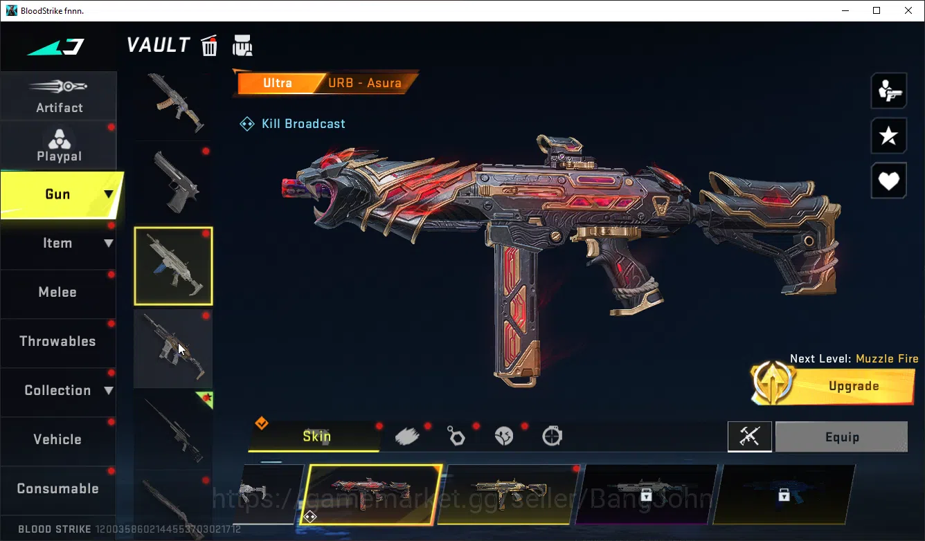 Blood Strike Accounts ASIA | ULTRA JET, ULTRA VOLT, ULTRA ZERO, ultra m4 image 7