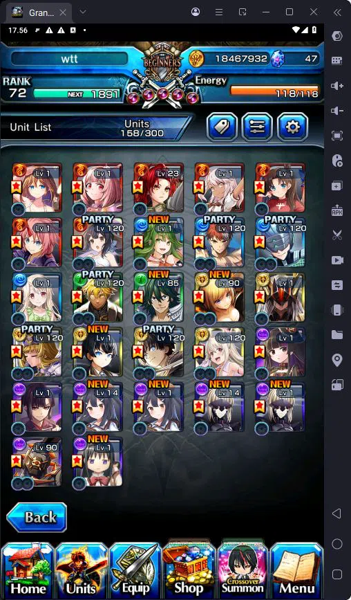 Grand Summoners Accounts GLOBAL|Ascend 27|Rank 72|Houka Inumutu|Summer Miyu image 3