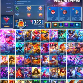 Mobile Legends: Bang Bang Collector #3756 325 Skins | Legend Freya | Collector Granger image 1
