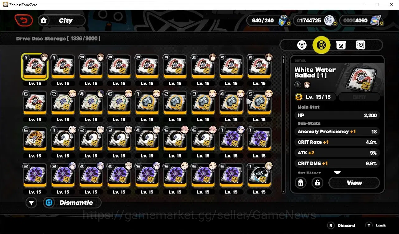 Zenless Zone Zero Accounts End-Game ASIA|IK 60|Free GI ENDGAME|4K Chrom|12 LMT 16
