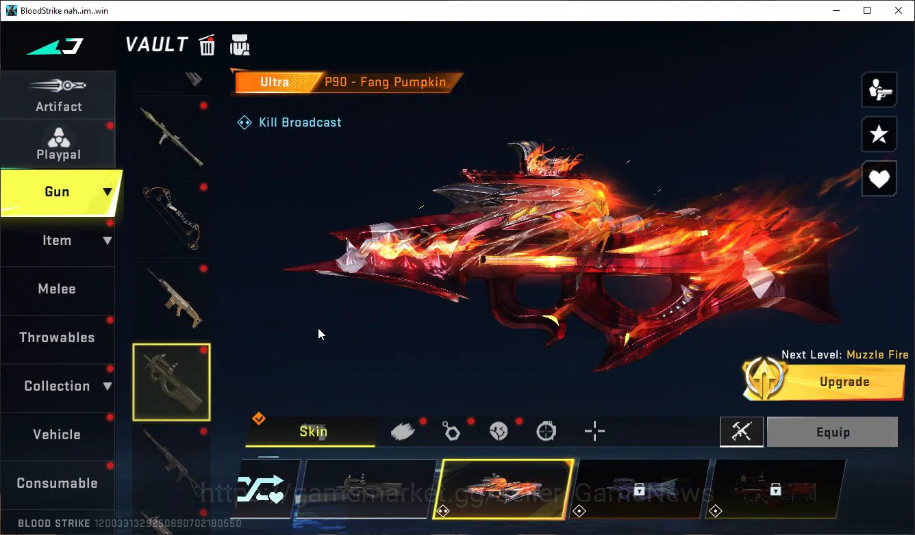 Blood Strike Accounts Mid-Tier ASIA|1 MELE Zenpakuto|15 ULTRA[Katya,Hank,Glock,Vector,INP9,Etc]|Collab Bleach 19