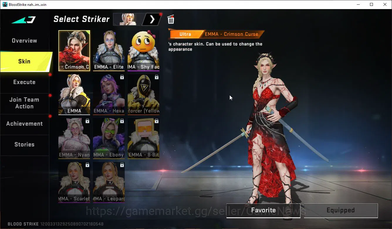 Blood Strike Accounts Mid-Tier ASIA|1 MELE Zenpakuto|15 ULTRA[Katya,Hank,Glock,Vector,INP9,Etc]|Collab Bleach 6