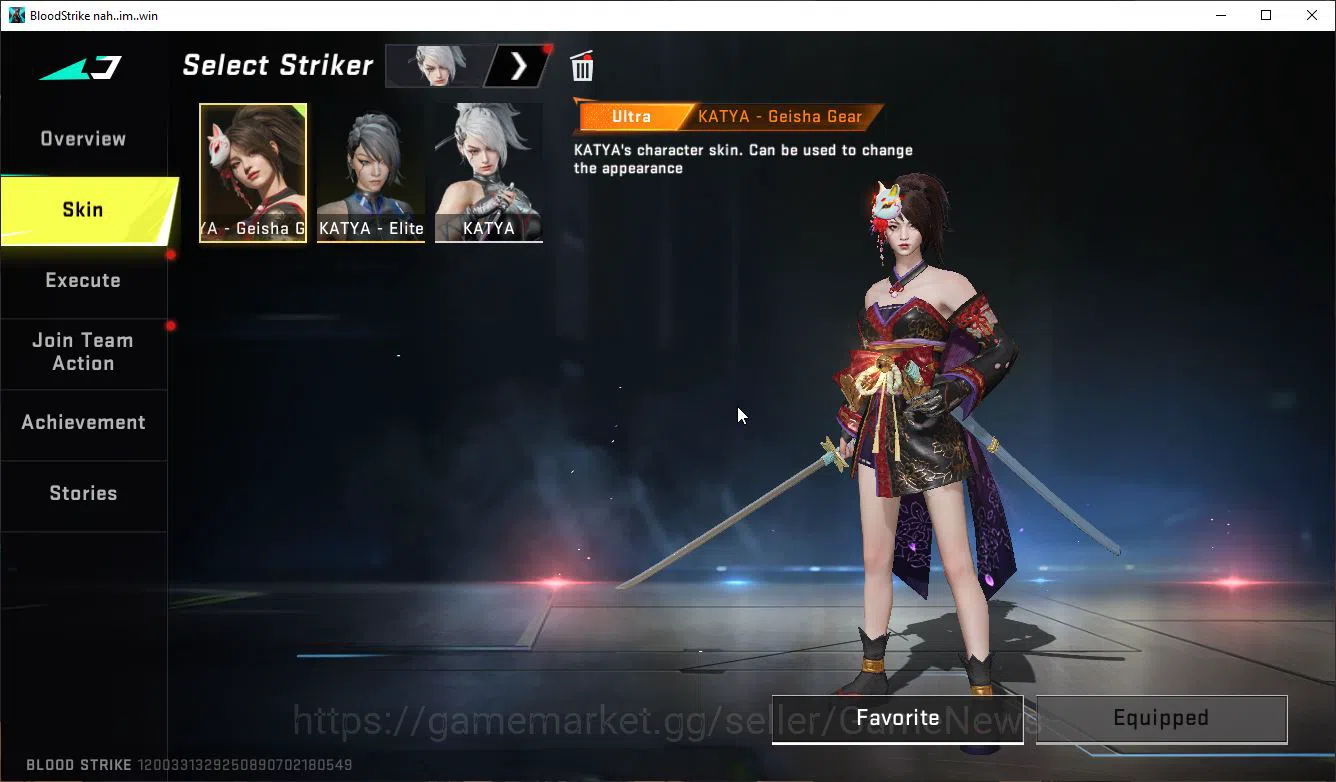 Blood Strike Accounts Mid-Tier ASIA|1 MELE Zenpakuto|15 ULTRA[Katya,Hank,Glock,Vector,INP9,Etc]|Collab Bleach 9