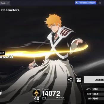 BLEACH: Soul Resonance Accounts Nuverse SEA|Lv.26|4 SSR 4 Sign (Yoruichi,Kaname+Stamp,Madarame,Ichigo+Stamp)| Check SS