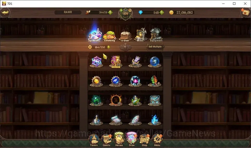 The Seven Deadly Sins: Grand Cross Accounts ASIA|6M CC|9 LS,148 Dm|7 LR+14 UR+Manny Collabs|Lu image 19