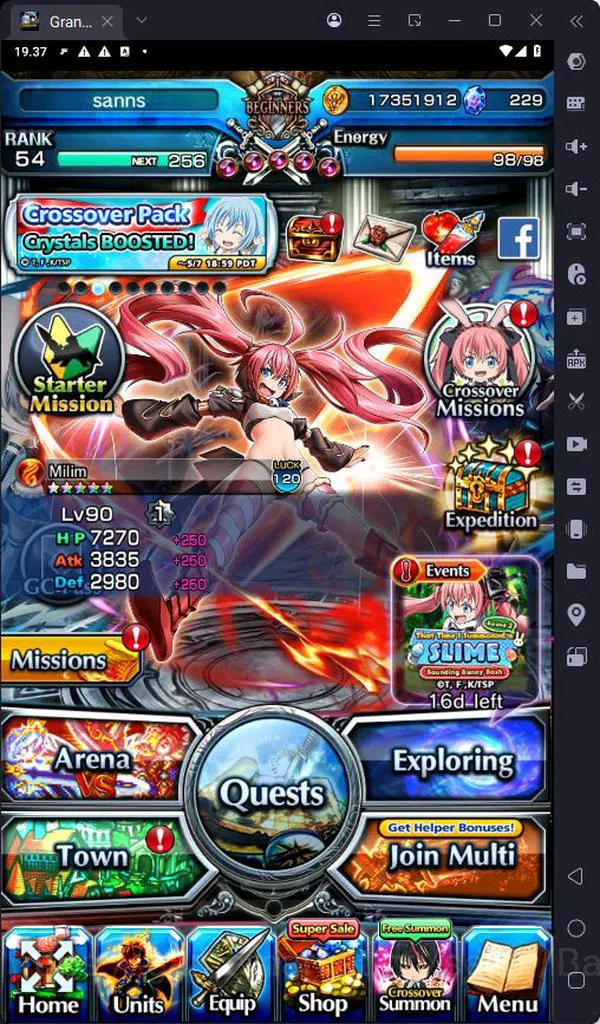 Grand Summoners Accounts GLOBAL|Ascend 6|Rank 54|Sayaka Miki |Madoka Kaname image 1