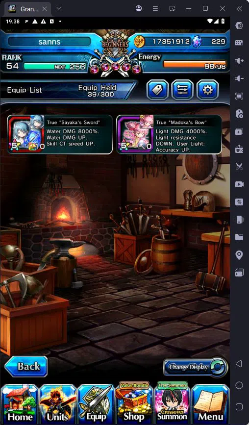 Grand Summoners Accounts GLOBAL|Ascend 6|Rank 54|Sayaka Miki |Madoka Kaname image 2