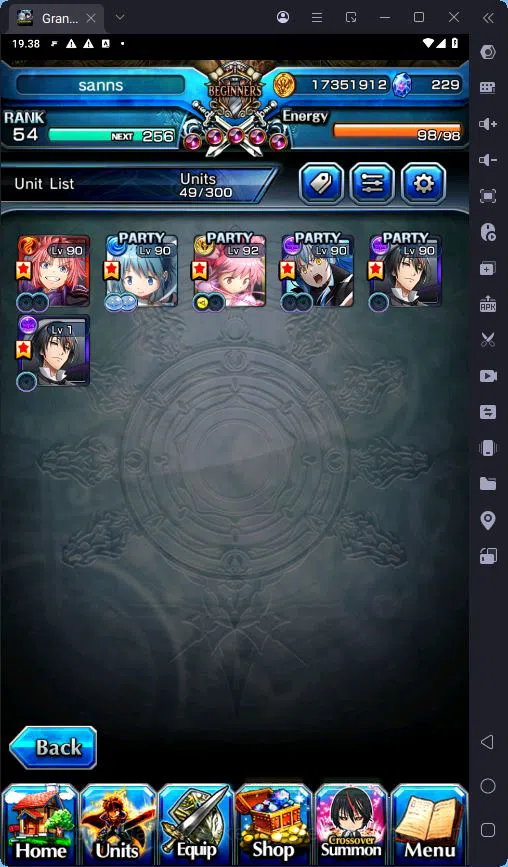 Grand Summoners Accounts GLOBAL|Ascend 6|Rank 54|Sayaka Miki |Madoka Kaname image 4