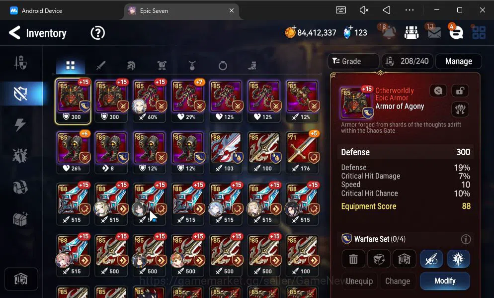 Epic Seven Accounts GLOBAL UNVERIF|9 ML(ConQ Lilias,LH Cermia,Har Sett image 9