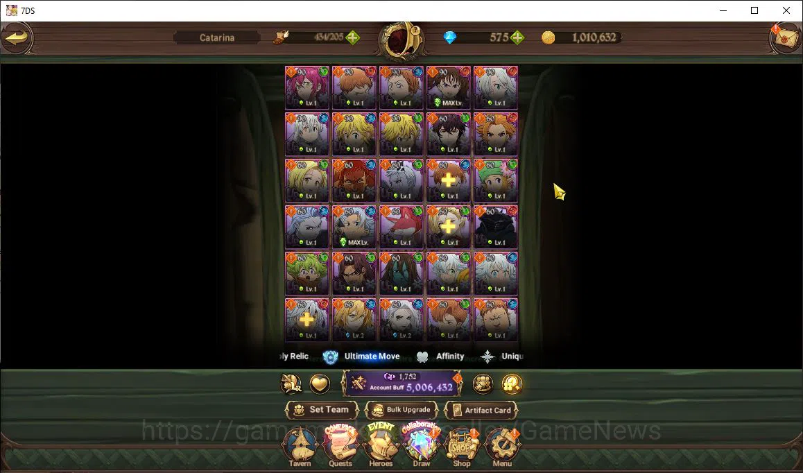 The Seven Deadly Sins: Grand Cross Accounts Global|5M CC|575 Dm|5LR+12 UR+Collab FF+Re|EZ PVP| image 11