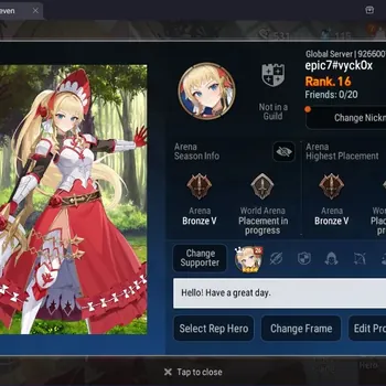 Epic Seven Accounts Starter Global Unverif|Starter|2 ML(NMLuna,LC.Bellona)|PoH2+MoR9|Check SS|Stove(ES1276Z)