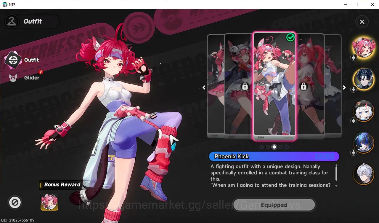 Neverness to Everness Accounts GLOBAL ASIA|HL 10|TL 2|4 SSR 2 Limit (Nanally+Outfit,Chaos+Sign),DaffodhilA1,Sakiri|2 SSR 5
