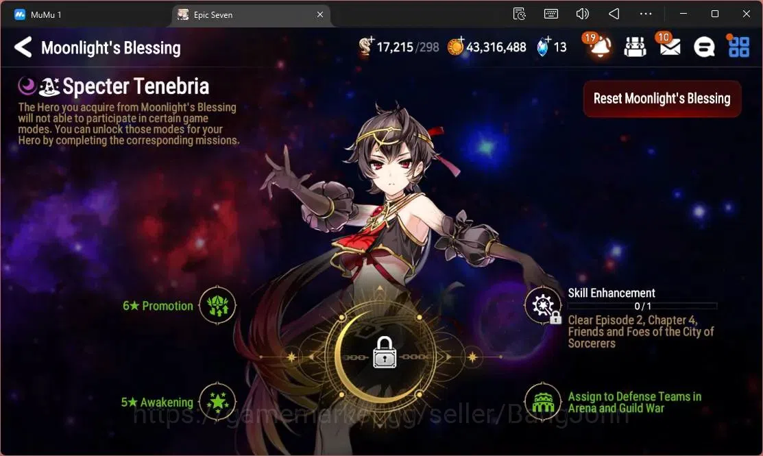 Epic Seven Accounts High-End Global Unverif | 15 ML(C Lilias,Belian,LR Krau,SE Celine,C Pavel,A Laika,LW 13