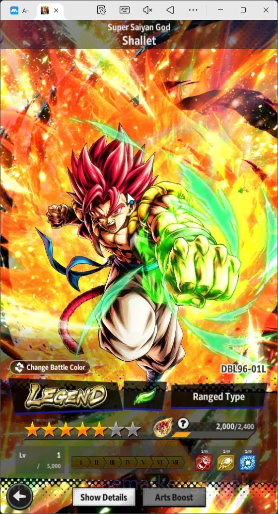 Dragon Ball Legends Accounts Global | Lvl 154|10.2M Total Power|529 CC|2 UL|2 L image 10
