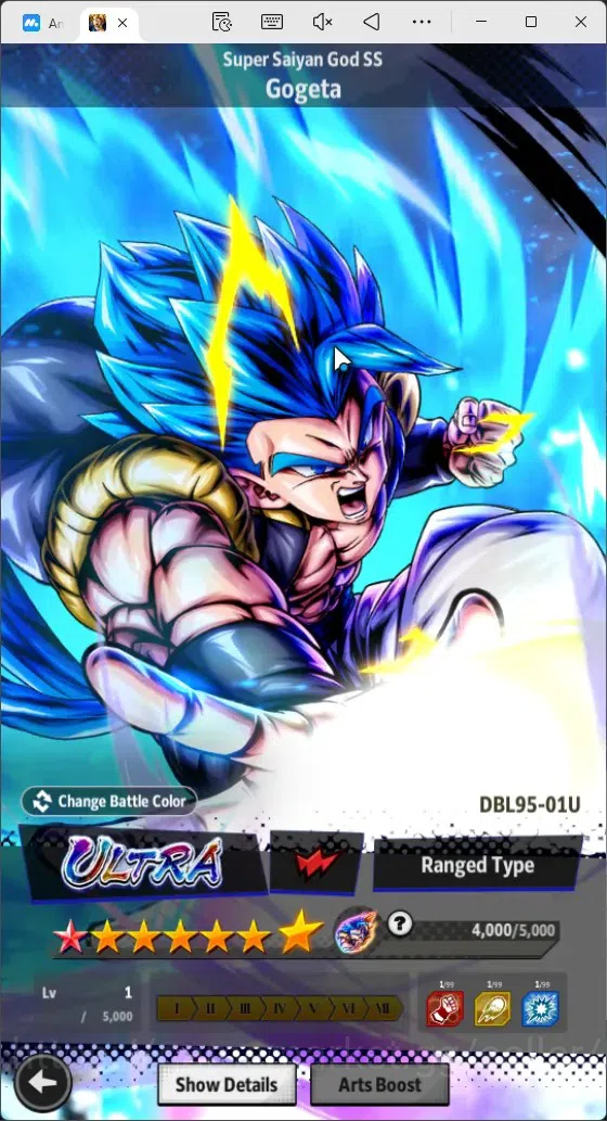 Dragon Ball Legends Accounts Global | Lvl 154|10.2M Total Power|529 CC|2 UL|2 L image 12