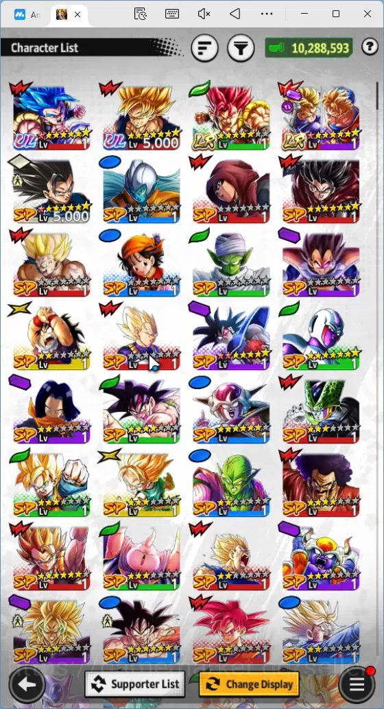 Dragon Ball Legends Accounts Global | Lvl 154|10.2M Total Power|529 CC|2 UL|2 L image 14