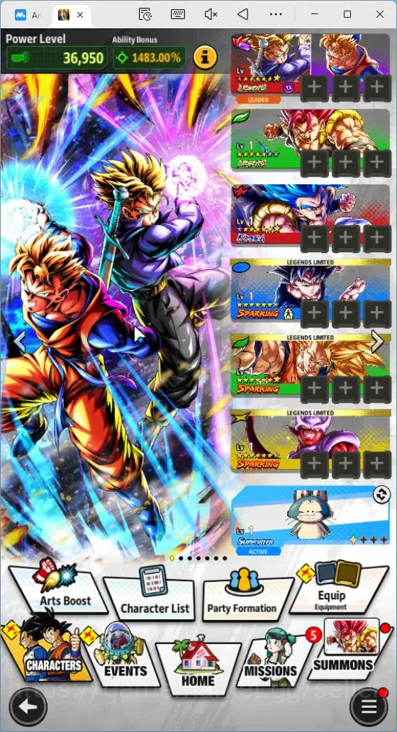 Dragon Ball Legends Accounts Global | Lvl 154|10.2M Total Power|529 CC|2 UL|2 L image 15