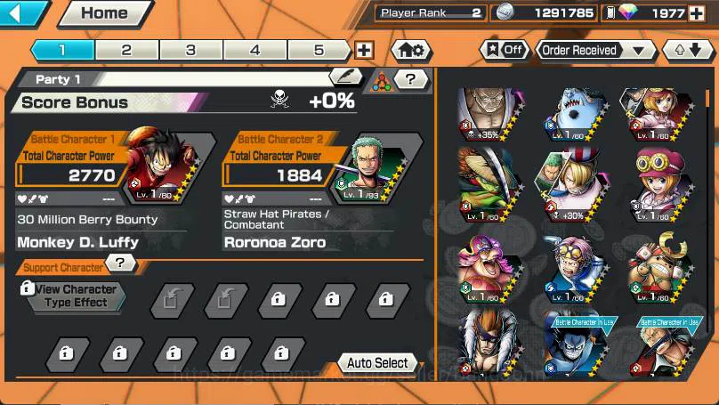 One Piece Bounty Rush Accounts GLOBAL | 2 EX | RD 1977 | Nusjuro, Kuzan | Log Ban image 4