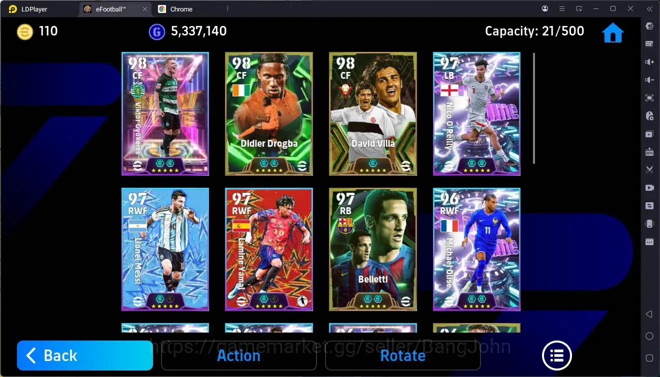 eFootball Accounts Mobile|PW 3153|Epic Drogba,Belletti,Shevchenko,Haz image 4