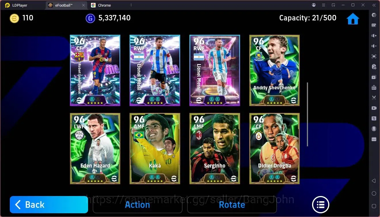 eFootball Accounts Mobile|PW 3153|Epic Drogba,Belletti,Shevchenko,Haz image 5