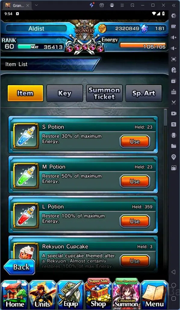 Grand Summoners Accounts Global | Rank 60|Last Miracle Isliid Lv91 TW, Summ image 12