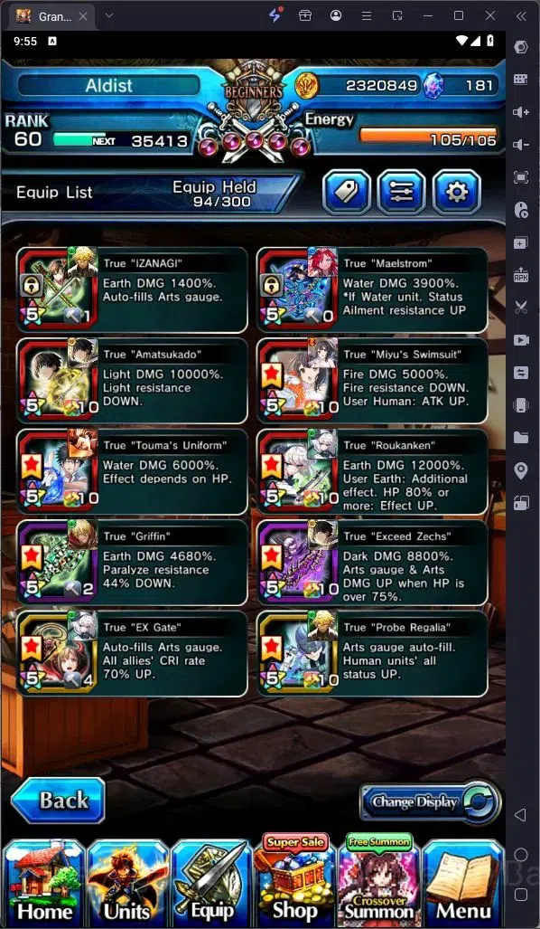 Grand Summoners Accounts Global | Rank 60|Last Miracle Isliid Lv91 TW, Summ image 17